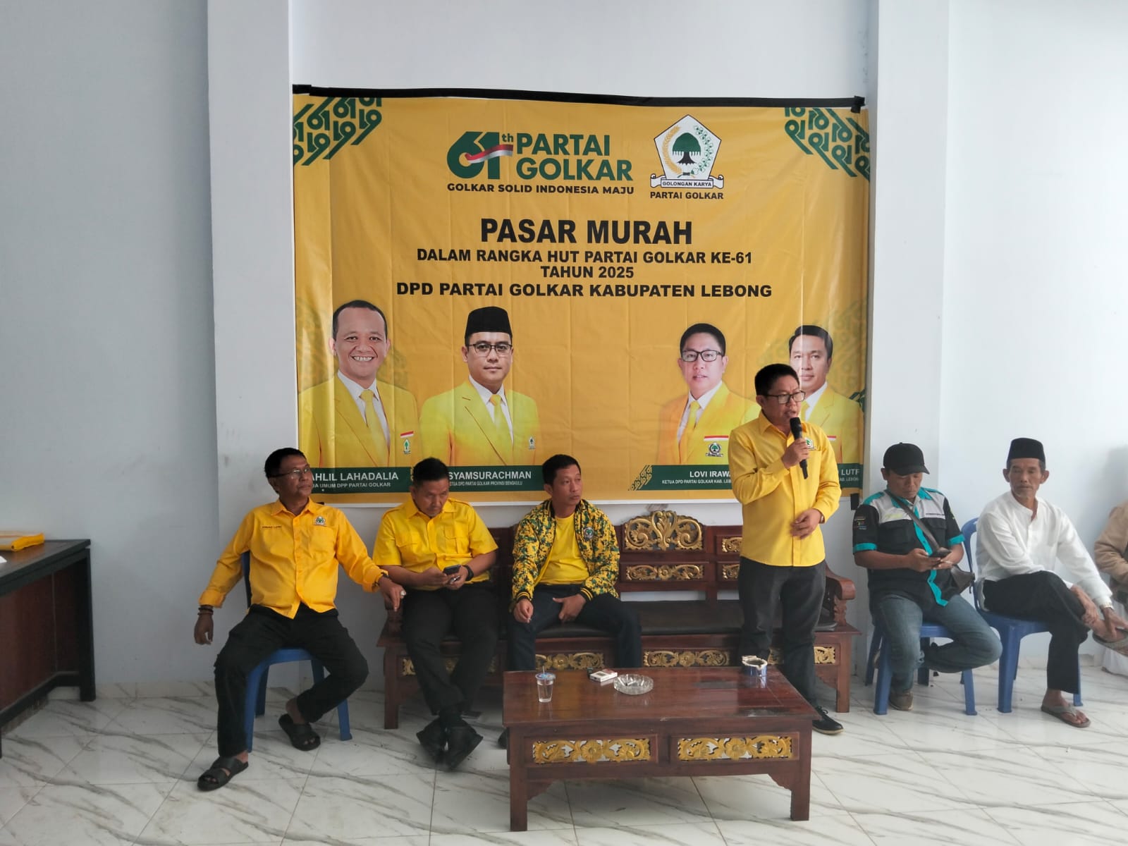 DPD Partai Golkar Kabupaten Lebong Gelar Bazar Murah 1.000 Paket Sembako, Jawab Kebutuhan Masyarakat di Tengah Lesunya Ekonomi